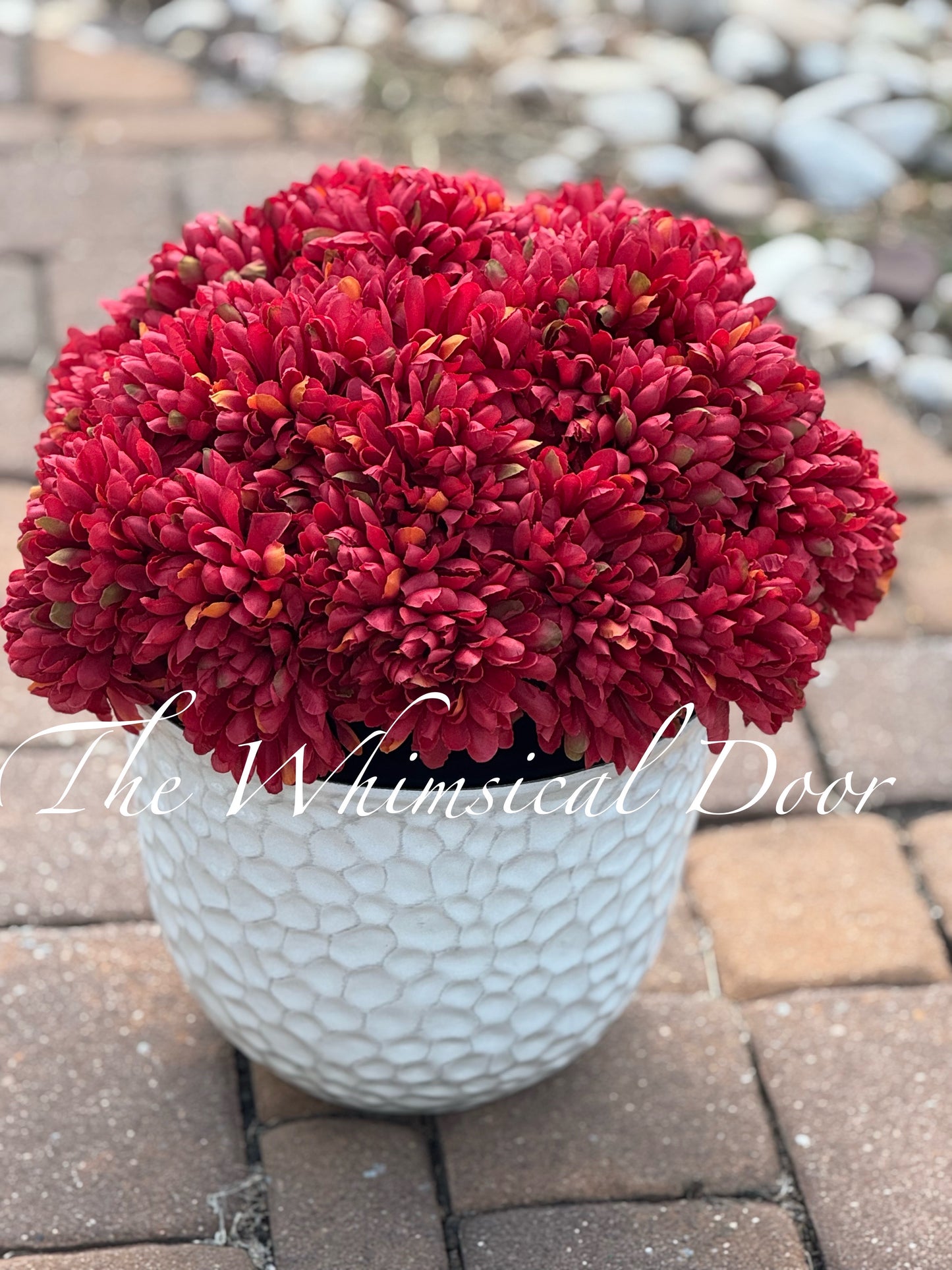 Autumn Mum Bush - Foliage Outdoor Fall Arrangement - Urn Filler - Mum urn filler