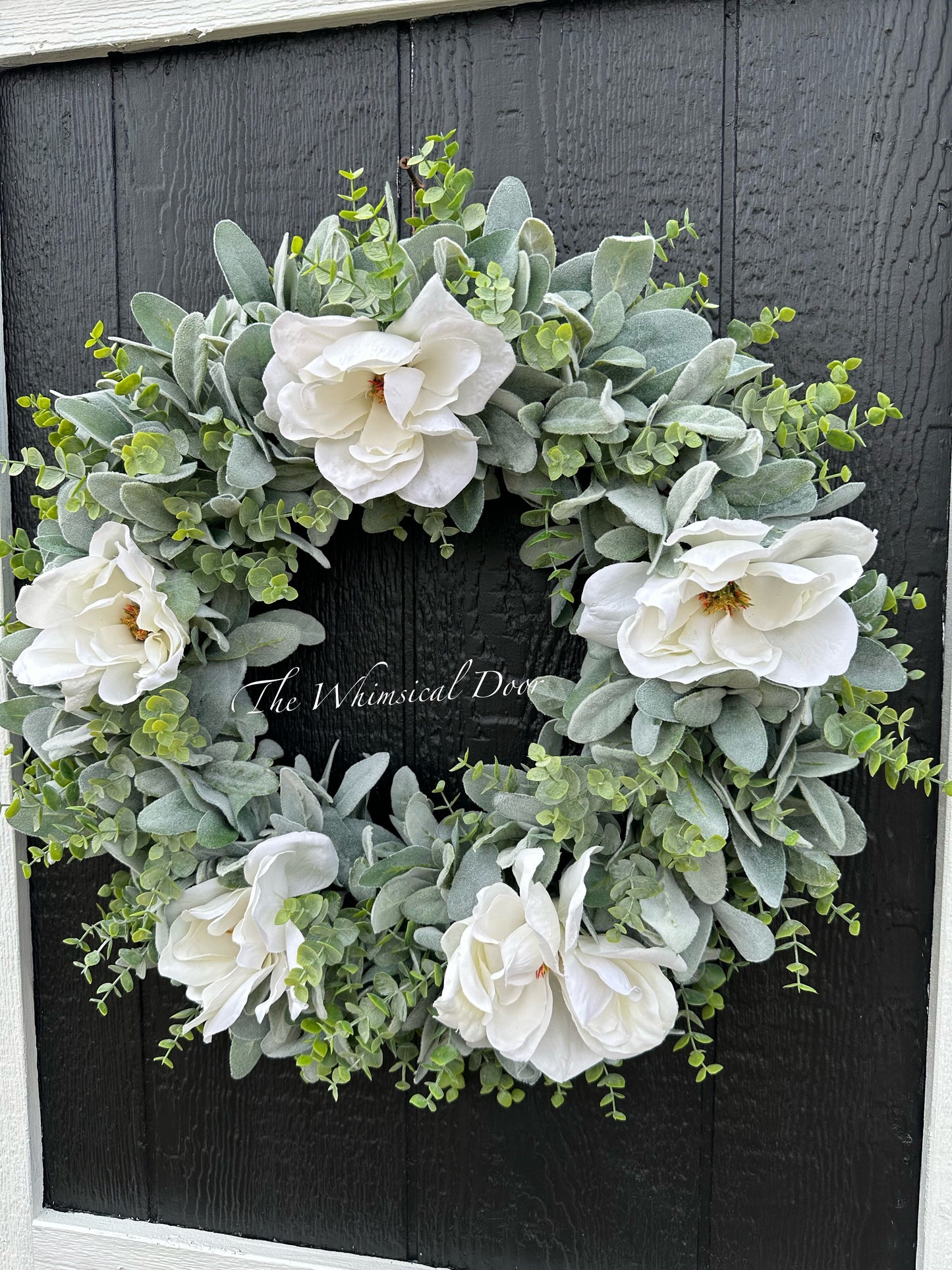 Magnolia farmhouse wreath
