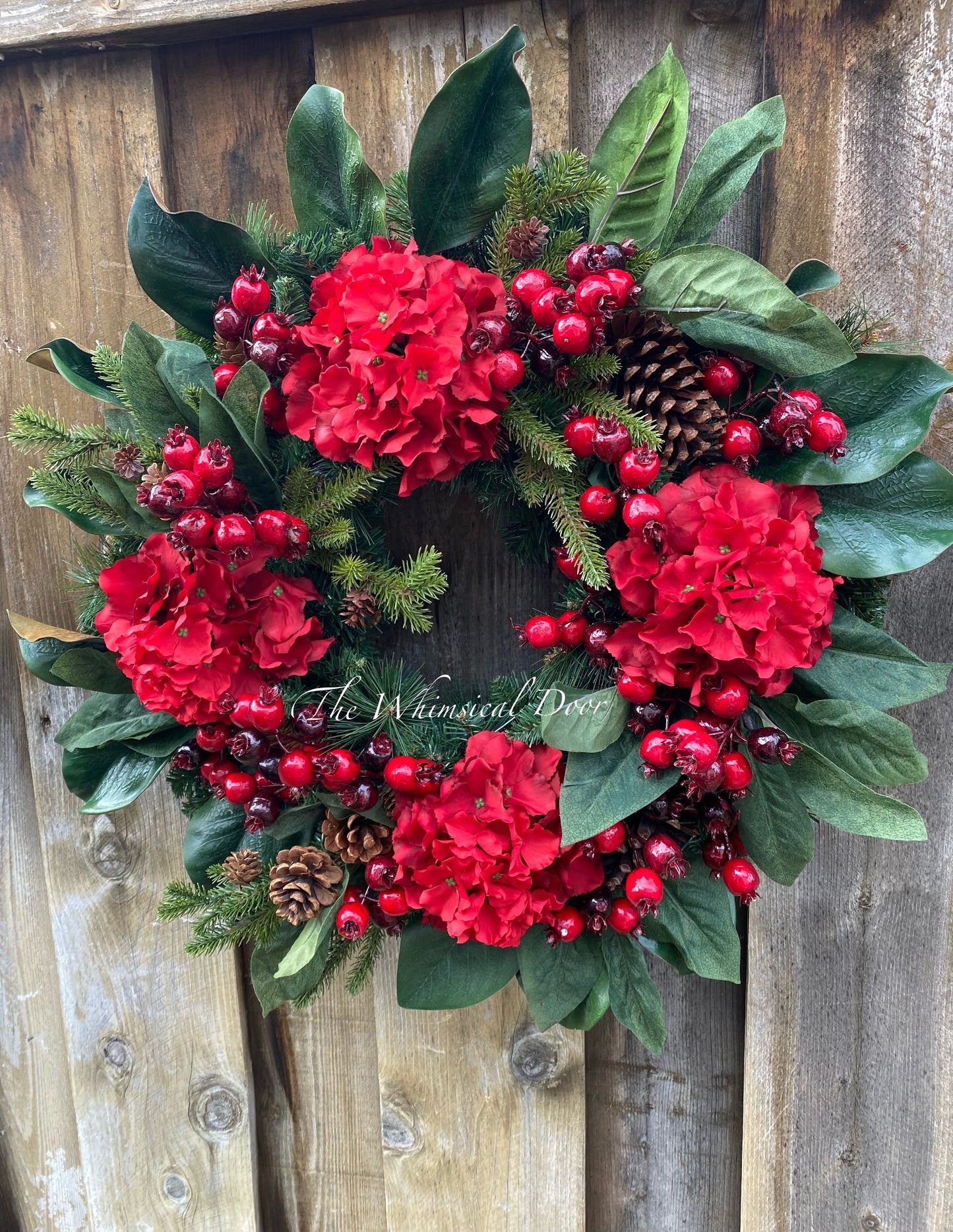 Tidings of comfort and Joy wreath