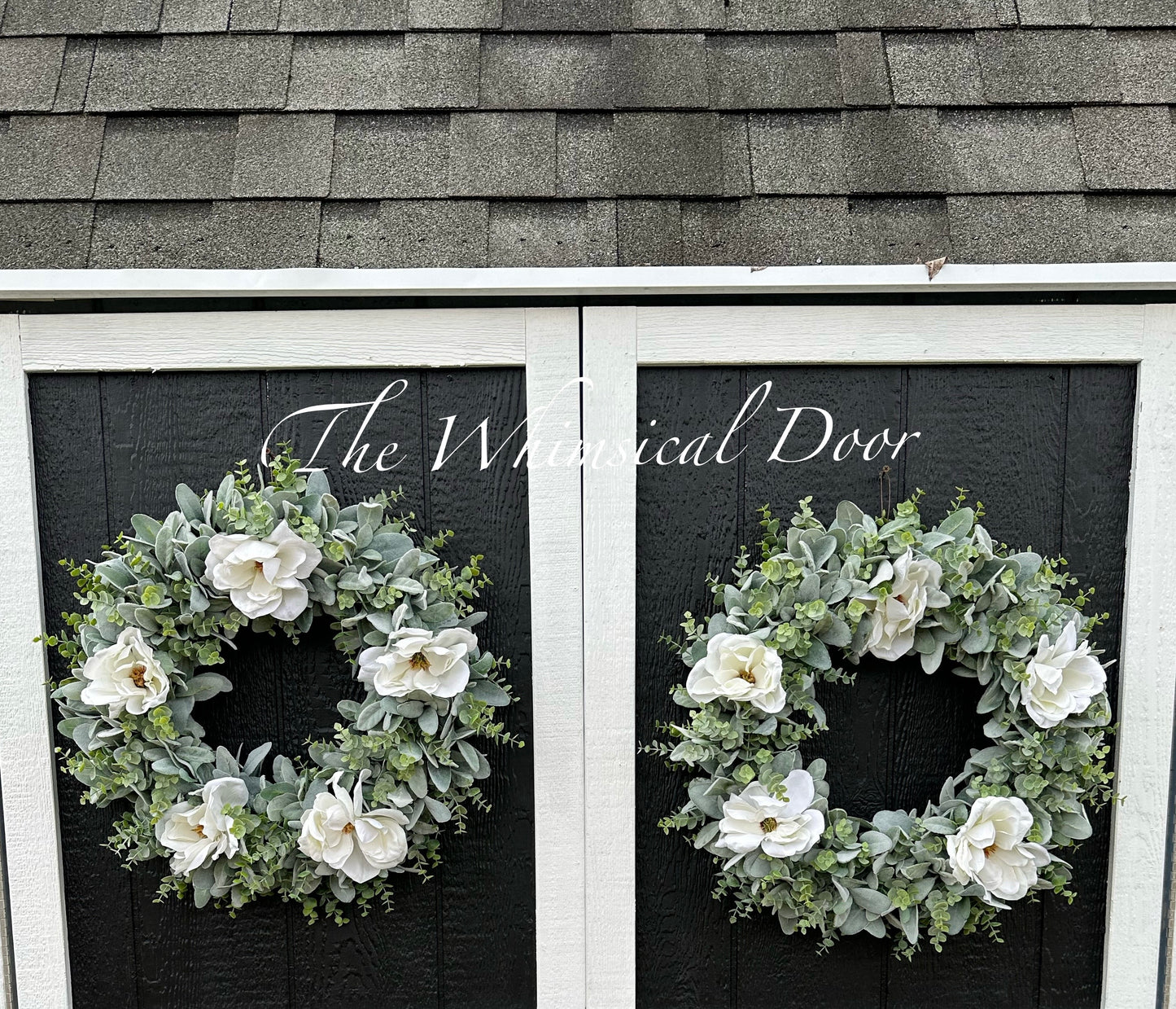 Magnolia farmhouse wreath