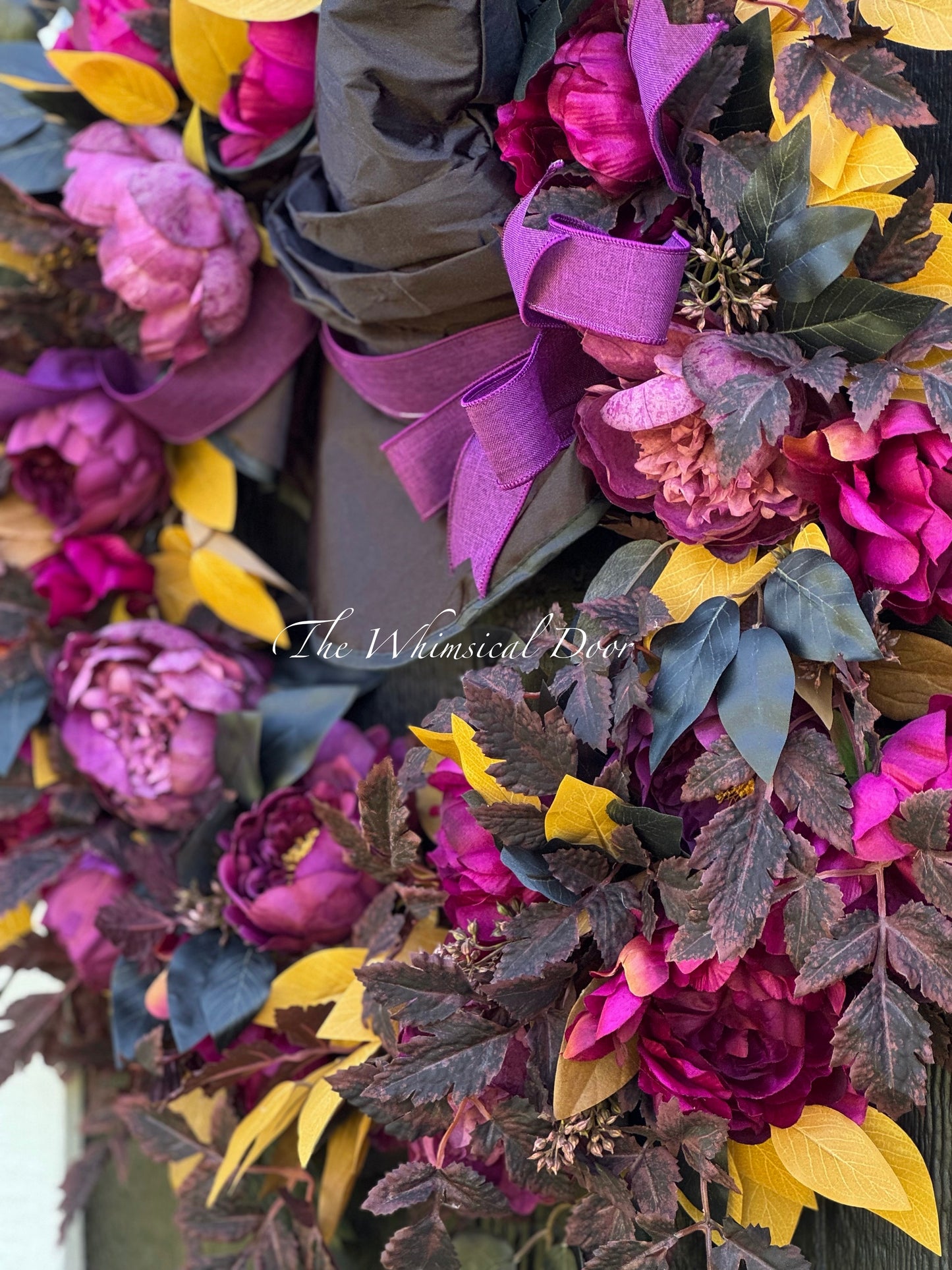 Witch hat wreath - Halloween wreath - Fall Wreath - Whimsical Halloween wreath