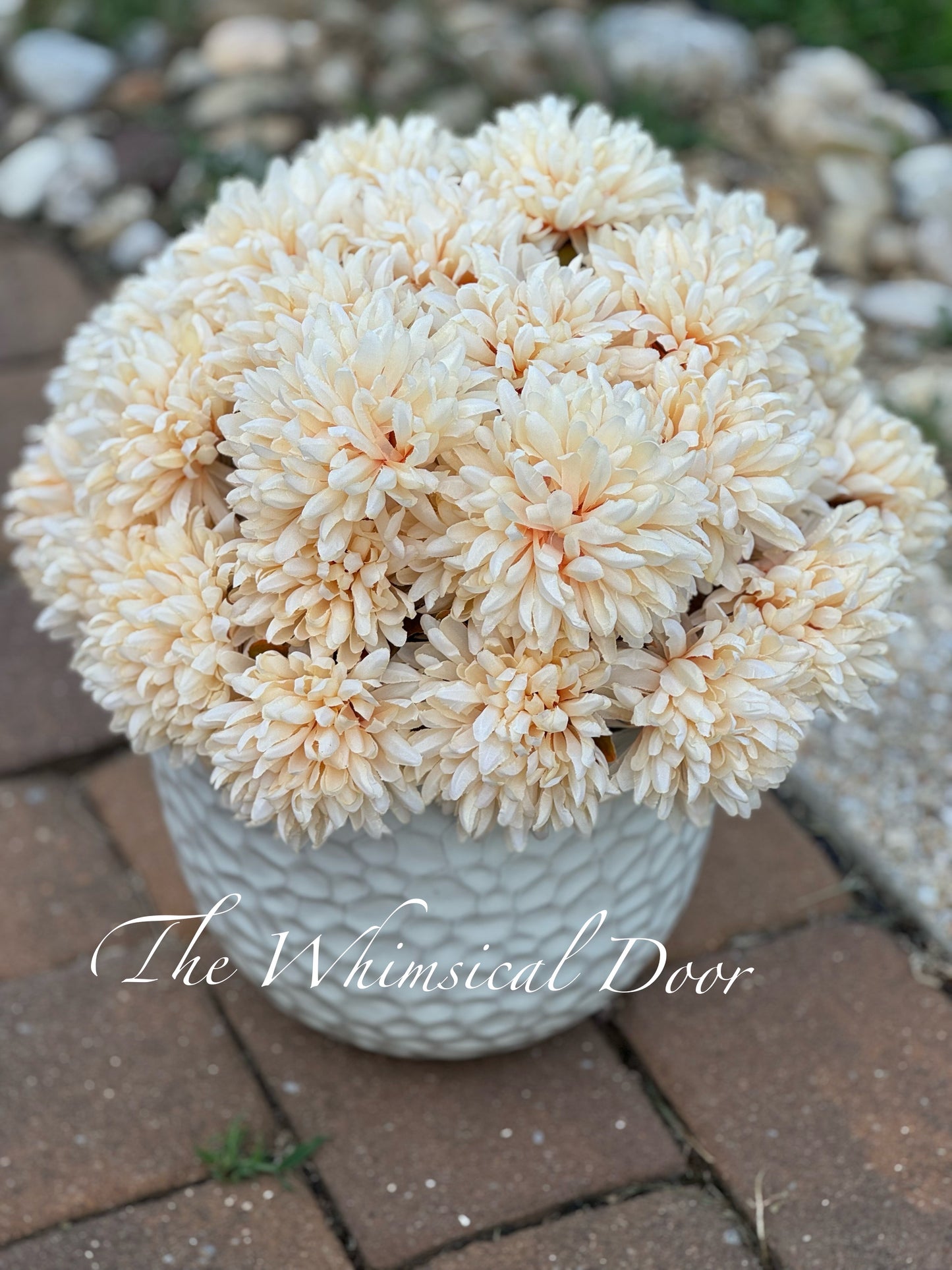 Autumn Mum Bush -  Foliage Outdoor Fall Arrangement -  Urn Filler - Mum urn filler