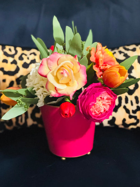 Chinoiserie floral arrangement