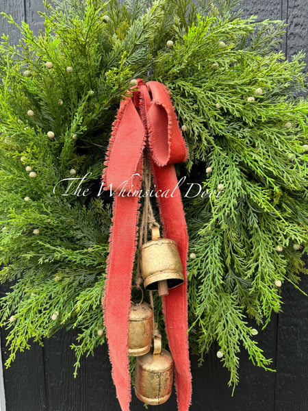 Cedar and Juniper wreath - Holiday wreath