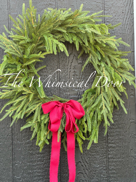 Norfolk pine wreath