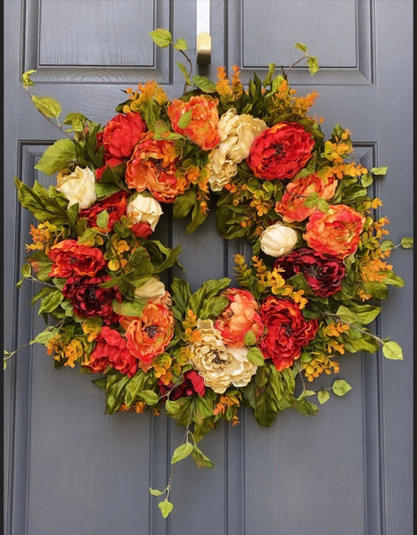 Fall Harvest wreath- fall wreath