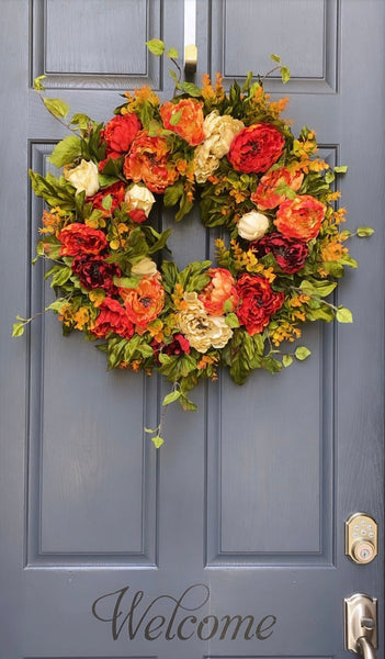 Fall Harvest wreath- fall wreath