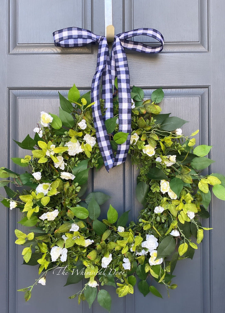 Greenery wreath - spring wreath