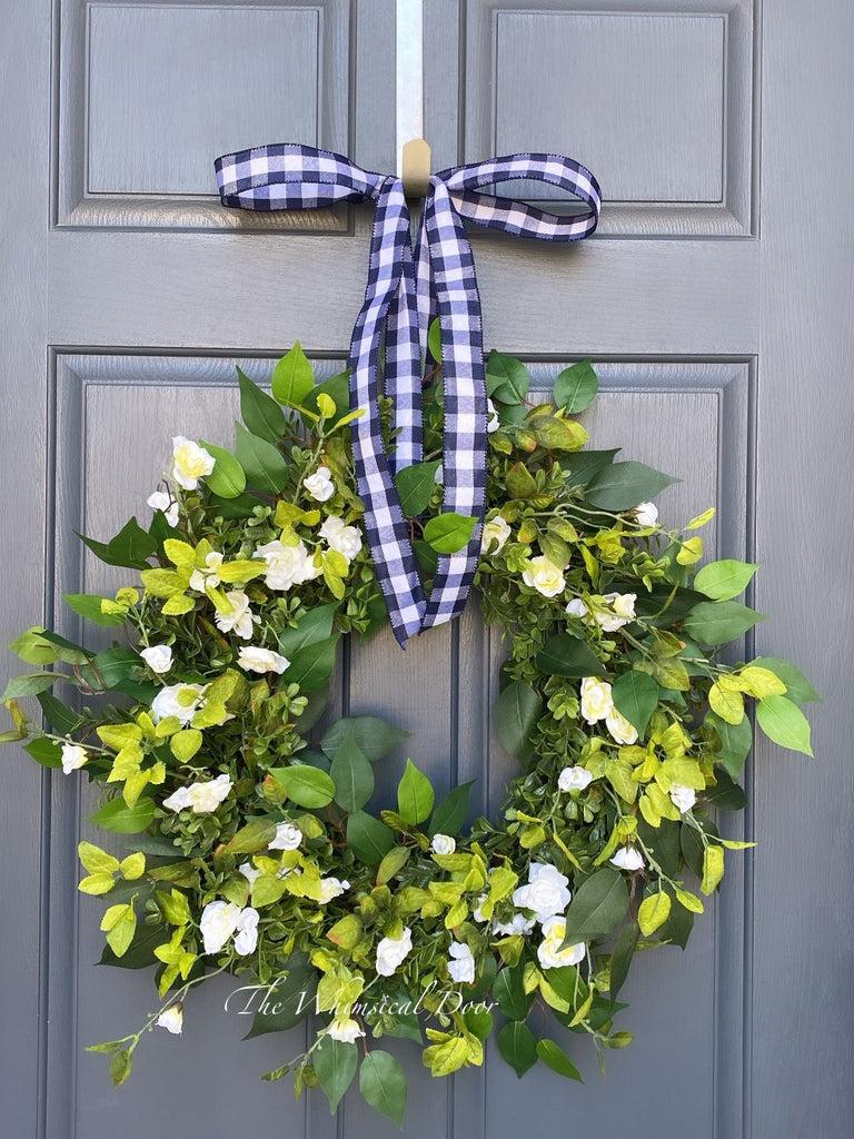 Wreath for Front Door Year Round Spring and Summer 