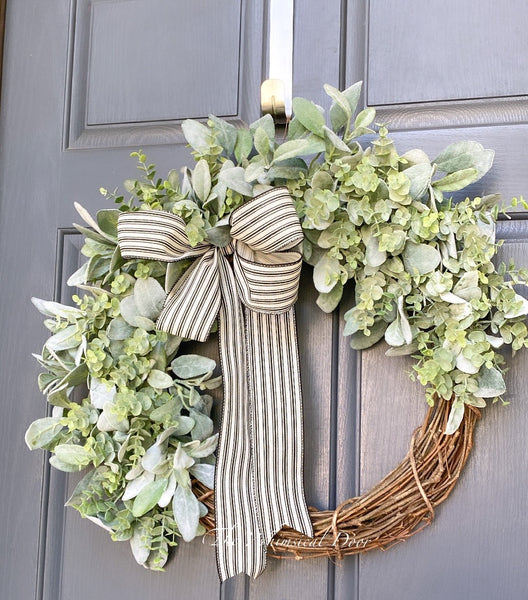 Farmhouse Eucalyptus wreath